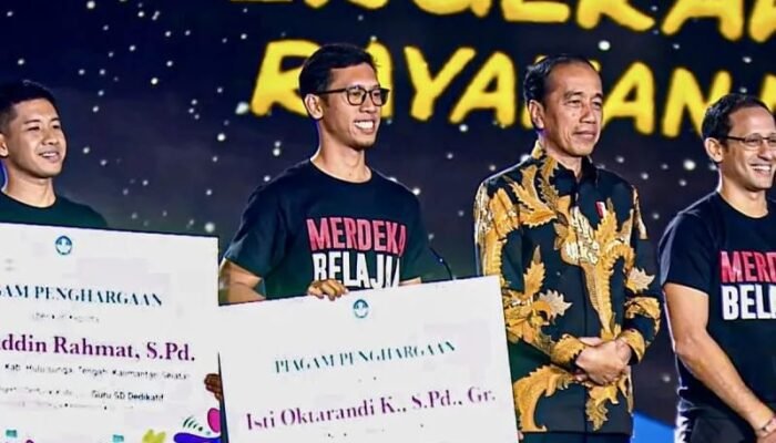 Guru SD Asal HST Kalsel, Jamaluddin Dapat Penghargaan dari Presiden Jokowi