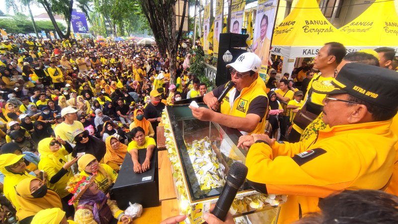 Hadiah Berlimpah, Ribuan Warga Kalsel Ikuti Jalan Santai HUT ke-59 Partai Golkar 1 IMG 20231104 165308