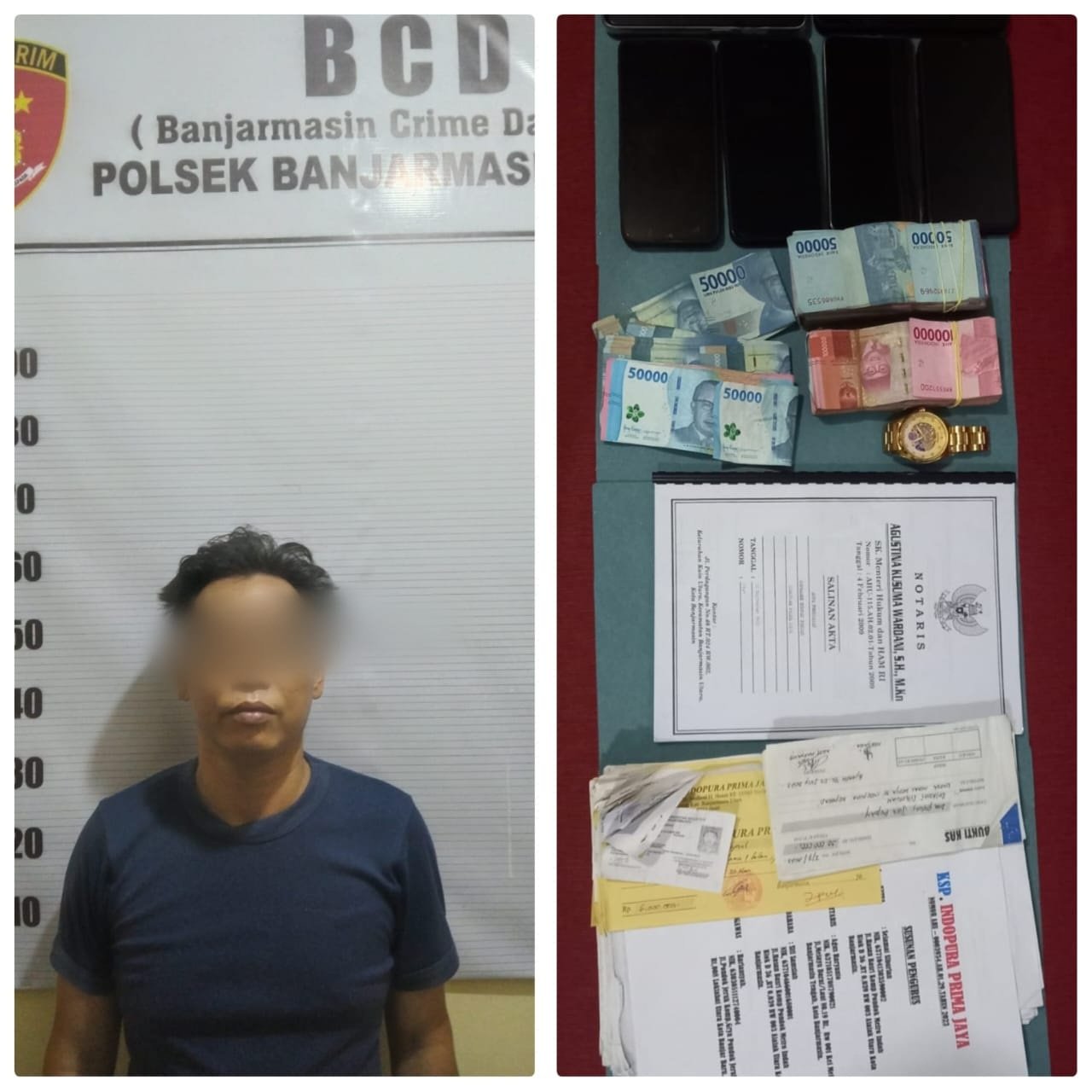 5 Tersangka Penggelapan Ditangkap di Tanjung Priok