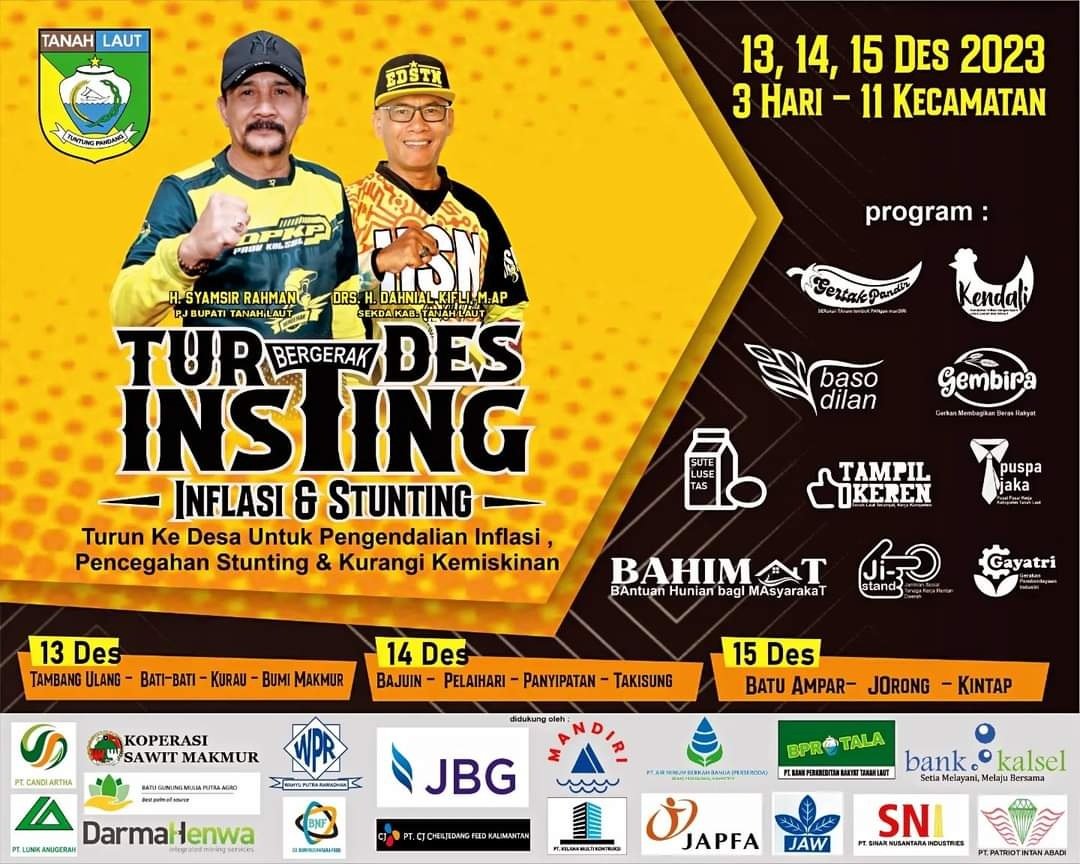 Pj Bupati Gelar Turdes<br>Insting Keliling Kecamatan 1 Hal 11 Tala 3 klm 7