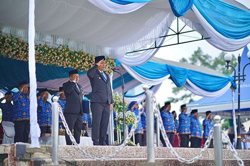 Bupati Balangan Irup HUT KORPRI ke-52 1 Hal 2 Bal 3 klm