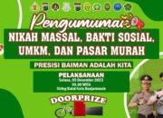 Bhakti Sosial dan Nikah Massal Presisi Baiman Di Gelar di Siring Balai Kota 16 Bhakti Sosial dan Nikah Massal Presisi Baiman Di Gelar di Siring Balai Kota