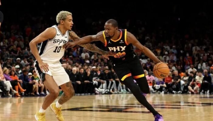 Durant Masuk 10 besar Pencetak Poin Terbanyak NBA Saat Timnya Ditumbangkan Nuggets