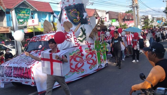 Parade Natal di Kalteng Momentum Wujudkan Kedamaian