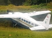 Pesawat Alami Kecelakaan di Pogapa, Papua, Tiga Alami Luka-luka