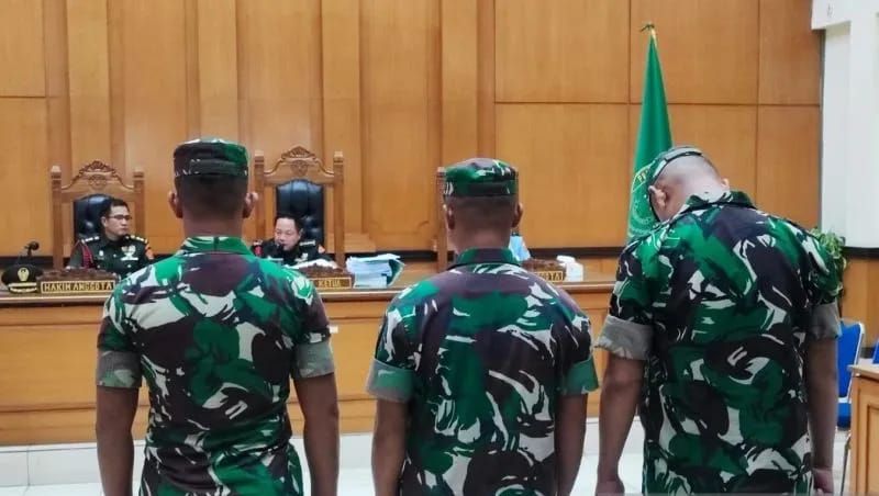 Tiga Oknum TNI Pembunuh Imam Masykur Divonis Hukuman Seumur Hidup