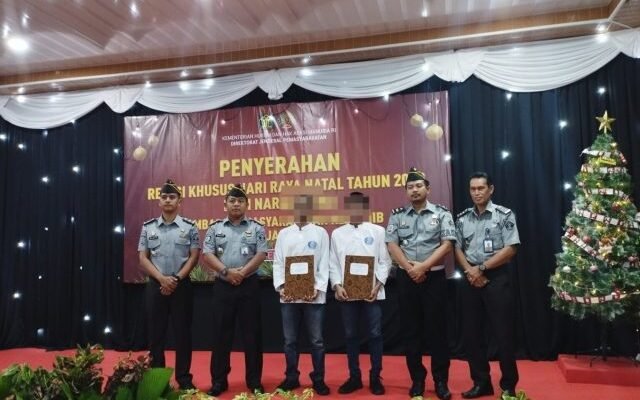 Sebanyak 73 WBP Beragama Nasrani Terima Remisi Khusus dari Kemenkumham Kalsel