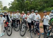 Bukti Nyata Sinergi Bank Kalsel Bersama Pemkab Tabalong Gowes Bersama
