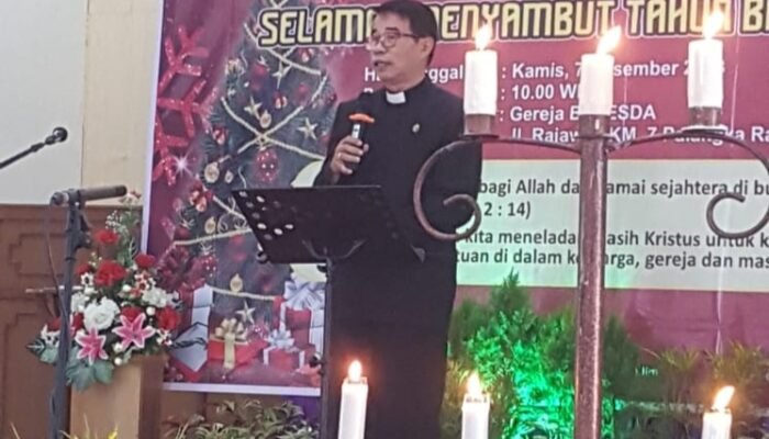 Lansia MJGKE Bumi Palangka Rayakan Natal Tahun 2023