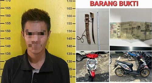 Ancam Korban Pakai Parang, Warga Dahai Ditangkap Polisi 1 6 Ancam Parang 3klm