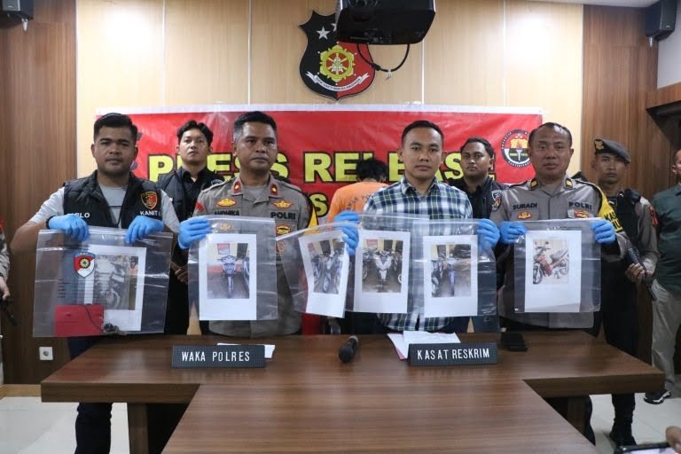 Melawan saat Ditangkap, 2 Pelaku Curanmor Didor Polisi 1 6 Curanmor 2klm