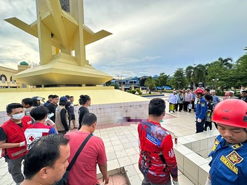 Geger Mayat di Halaman Mesjid Al Karomah Martapura 1 6 HL Mayat Halaman Masjid Al Karomah 3klm