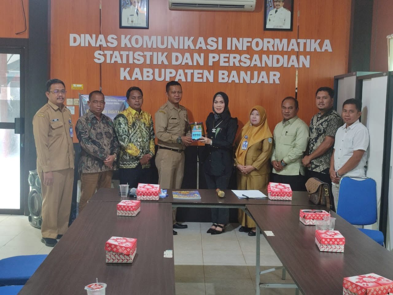 Komisi III DPRD HSS Kunjungi Diskominfostandi 1 Hal 16 4 Klm Martapura Kunjungi Diskominfostandi