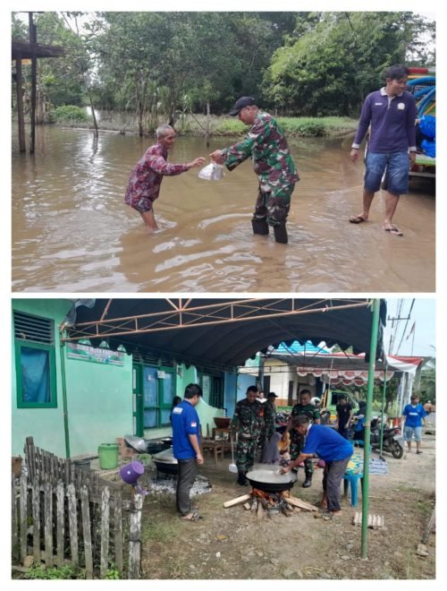 Empat Desa di HST Tergenang Air, Koramil 05 Pandawan Bantu Posko Dapur Umum dan Bagikan Makanan 1 IMG 20240119 WA0009 e1705650472499
