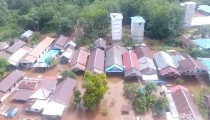 Enam Kecamatan dan 25 Desa di Kapuas Kebanjiran Lagi, Ribuan Rumah Terendam