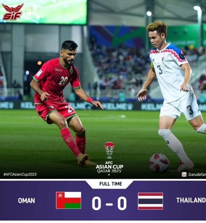 Arab Saudi Raih Tiket 16 Besar, Thailand Hampir Dipastikan Lolos Usai Imbangi Oman di Piala Asia 1 IMG 20240122 WA0006