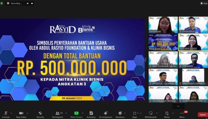 Klinik Bisnis Sukses Gelar Ngopi Preneur Angkatan ke-3, Monica Putri Rasyid Sampaikan Rasa Bangganya!!!