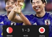 Jepang Tim Ketujuh Lolos ke Perempatfinal Usai Taklukkan Bahrain 3-1 33 Jepang Tim Ketujuh Lolos ke Perempatfinal Usai Taklukkan Bahrain 3-1