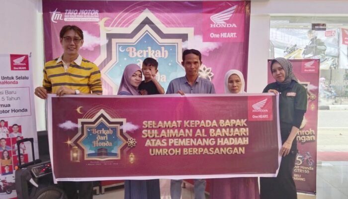 Trio Motor Kolonel Umumkan Pemenang Undian Berkah dari Honda