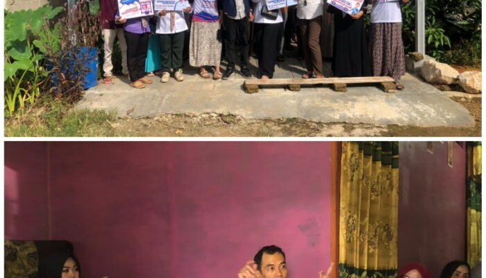 Mimin, Caleg DPRD Provinsi Dapil Kalsel 5 Langsung Terjun Ke lapangan