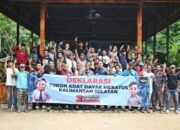 Tokoh Adat Dayak Meratus Rapatkan Barisan Menangkan Prabowo – Gibran Satu Putaran