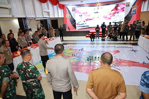 “Waspadai Pasca Perhitungan Suara”<br>Polda Kalsel Menyusun Strategi dan Tindakan 1 1 utama 5 klm tfg