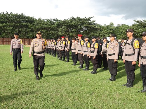 Ribuan Personil Siap Amankan 781 TPS Pemilu di HSS 1 Hal 11 Kandangan 4 klm