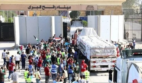 Truk Bantuan Kemanusian Dihadang Aktivis Sayap Kanan ke Gaza 1 IMG 20240203 WA0018 e1706957283650