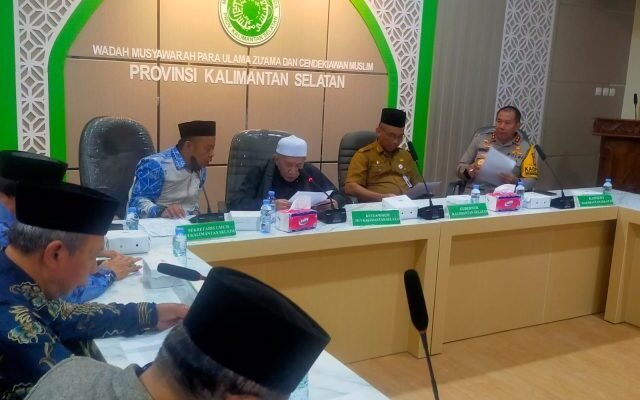 MUI Kalsel Kembali Tegaskan Politik Uang Hukumnya Haram dan Keluarkan 8 Butir Taujihat Pemilu Jujur, Adil dan Damai