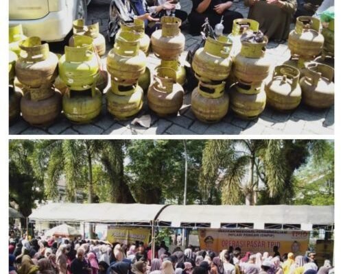 Warga di Barabai Rela Antri 4 Jam Demi Gas Elpiji Tiga Kilogram