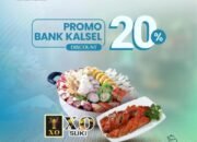 Mantap …Pengguna ATM Bank Kalsel Dapat Diskon 20 Persen di Restoran Banjarmasin