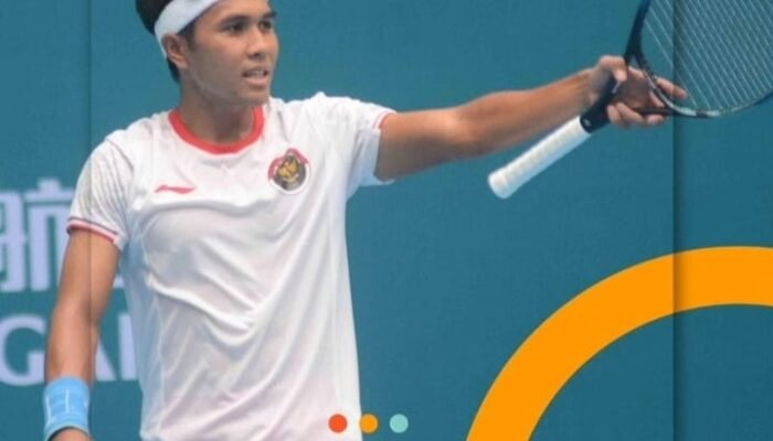 Petenis Asal Banjarmasin, Rifqi Dikalahkan Petenis Italia di Delhi Open 2024 India