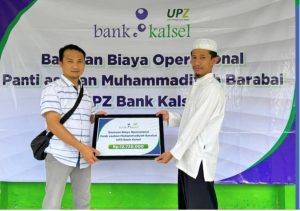 UPZ Bank Kalsel Serahkan Bantuan Panti Asuhan Muhammadiyah Barabai
