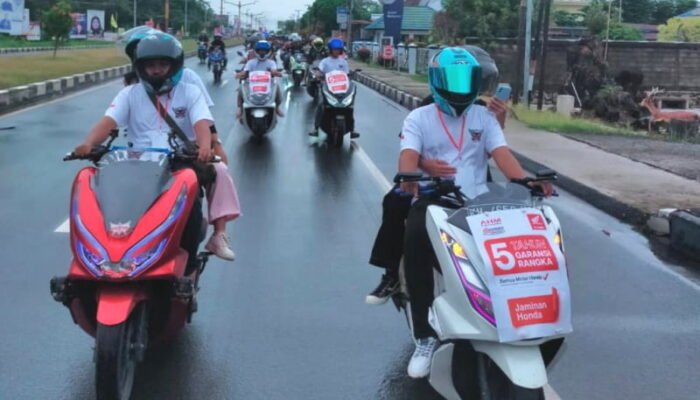 Cahaya Indah Motor Kampanyekan 5 Tahun Garansi Rangka bersamaKomunitas Honda PCX Palangkaraya