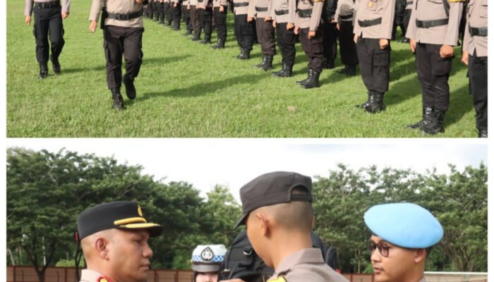 Ribuan Personil Siap Amankan 781 TPS Pemilu di HSS