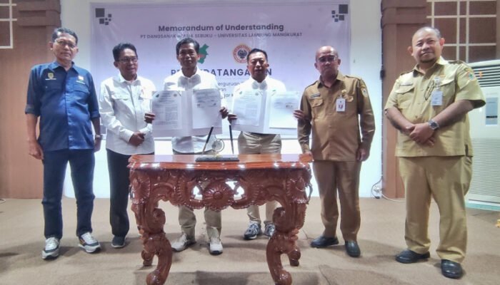 PT DBS dan ULM Teken Mou, Kembangkan Penelitian Lahan Basah Khusus Mangrove