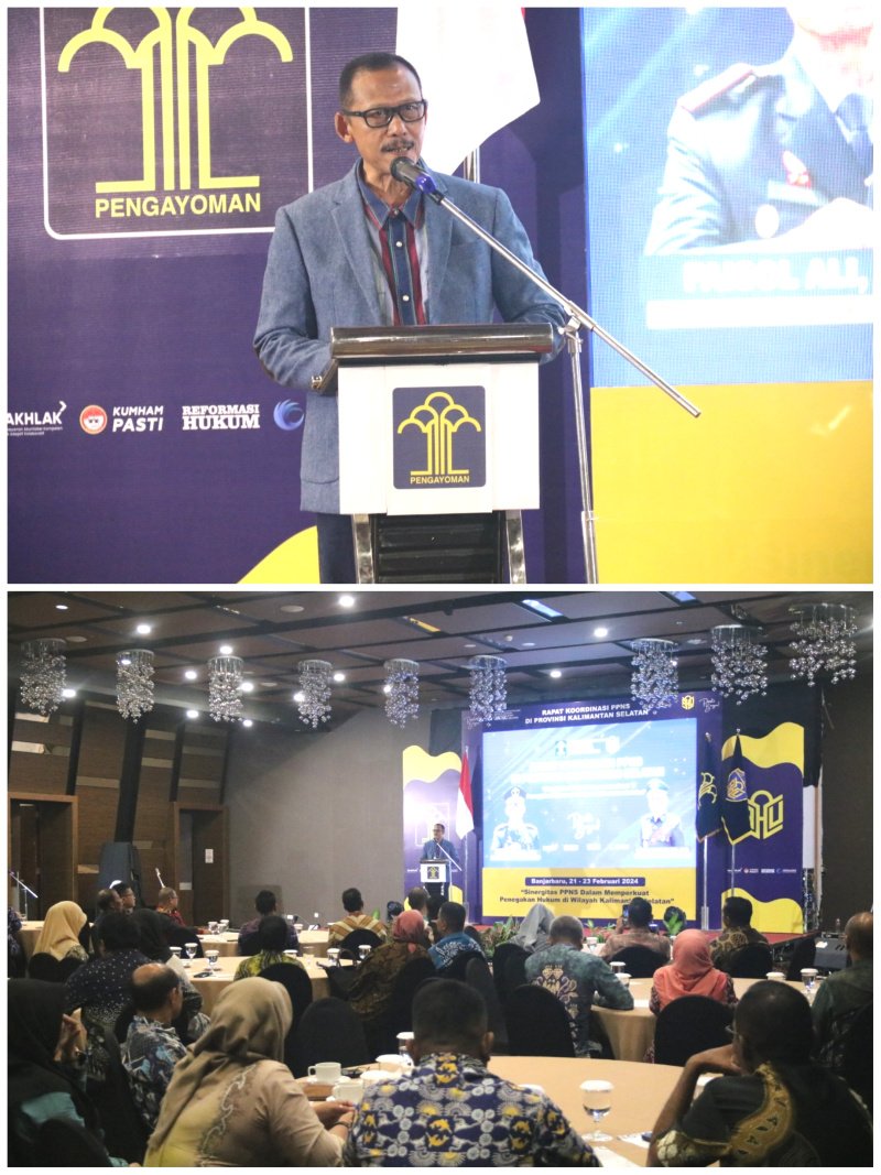 Kuatkan Fungsi dan Peran dalam Penegakan Hukum di Kalsel, Rakor PPNS Tahun 2024 Kembali digelar Kanwil Kemenkumham Kalsel 1 IMG 20240223 195959