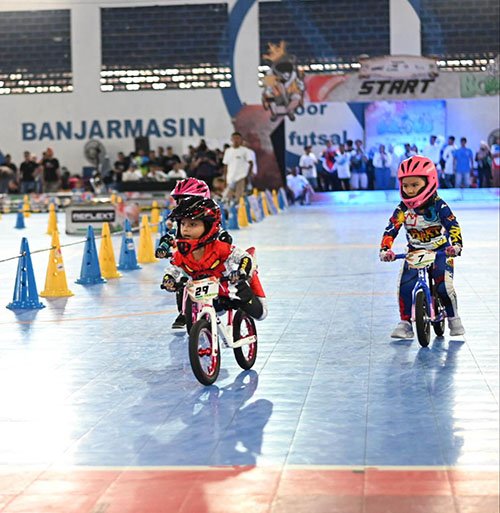 Komunitas Pushbike Banua Gelar Even Perdana 2024 1 13 2klm peserta jpg 1