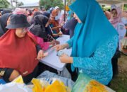 Beras Murah Langsung Ludes Diserbu Warga