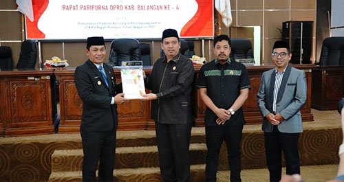 DPRD Rapat Paripurna LKPJ Bupati 2023 1 Hal 2 Bal 3 klm