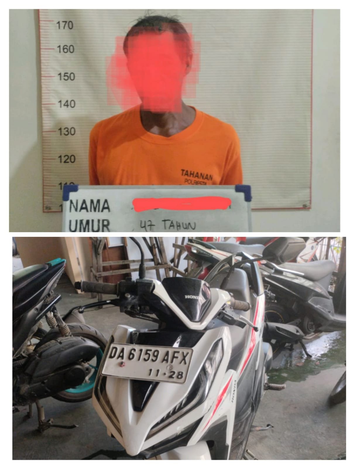 Pedagang Ayam Nyambi Curi Sepeda Motor 1 IMG 20240307 WA0000