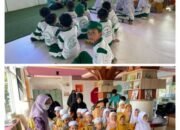 Siswa RA NU Al Amanah dan Paud Tahfizh Al Faroq Antusias Kunjungi Library Kids Palnam