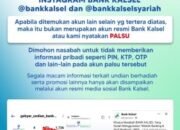 Waspada Modus Penipuan Mengatasnamakan Bank Kalsel, Hadiah Alphard 14 Waspada Modus Penipuan Mengatasnamakan Bank Kalsel, Hadiah Alphard
