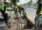 Kebocoran di Jalan A Yani Km 2,5, Dirops Sebut Tim Sudah Mulai Lakukan Penggalian