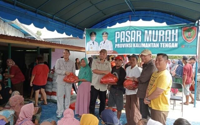 Pemprov Kalteng Sediakan 50 Ton Beras di Pasar Murah di Kabupaten Katingan