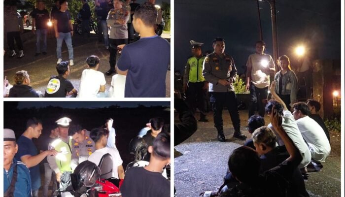 Anak di Bawah Umur Ngamar, 13 Orang Diamankan Giat Patroli Cipta Kondisi Polsek Banjarmasin Timur