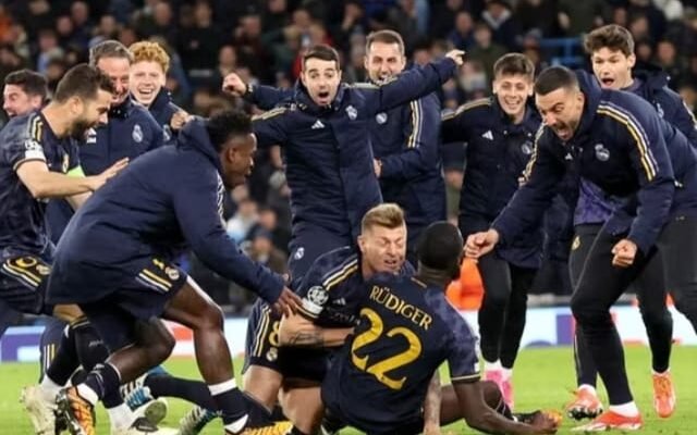 Real Madrid Tantang Bayern Muenchen di Semifinal, Menang Adu Penalti 4-3 Lawan Manchester City