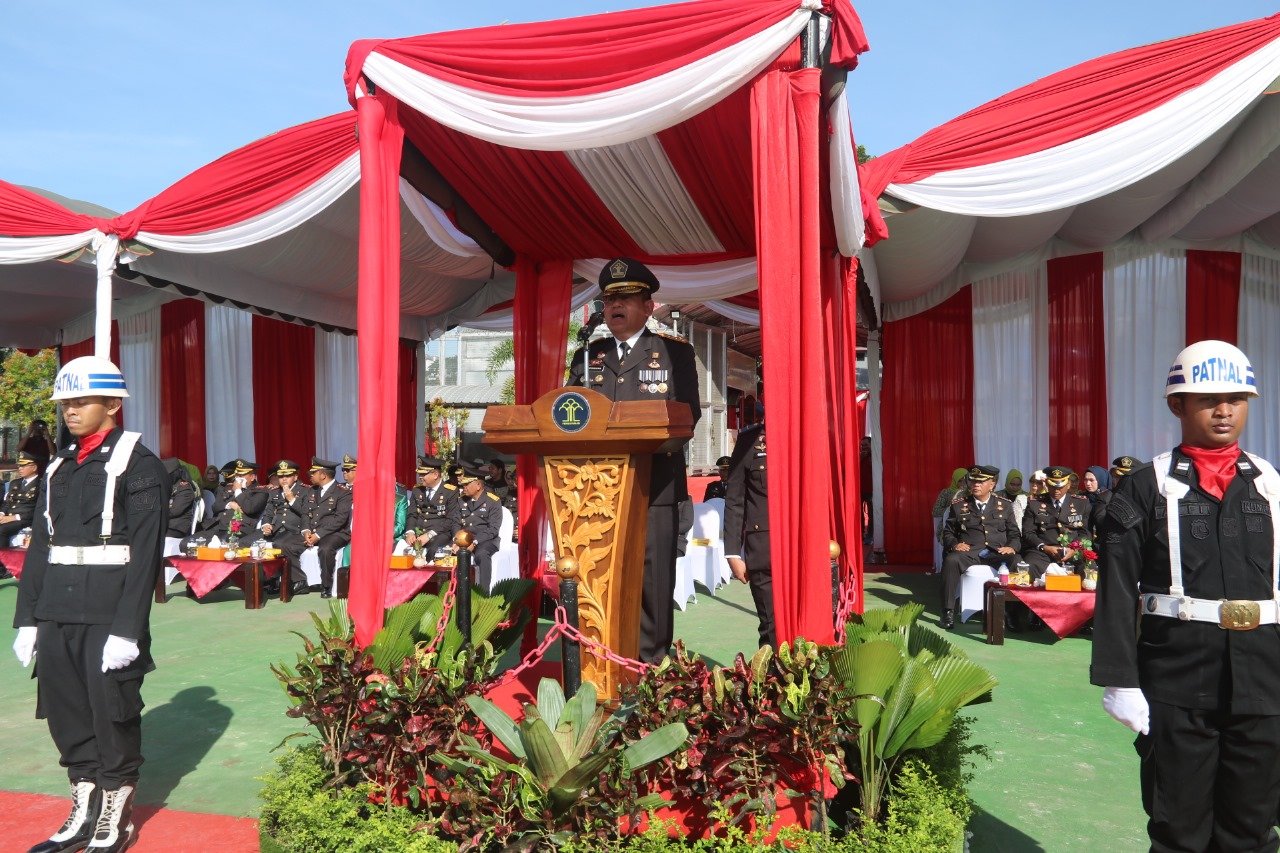 Semangat Pemasyarakatan yang Berdampak, Kemenkumham Kalsel Gelar Upacara Hari Bakti Pemasyarakatan Ke-60 1 1000370161