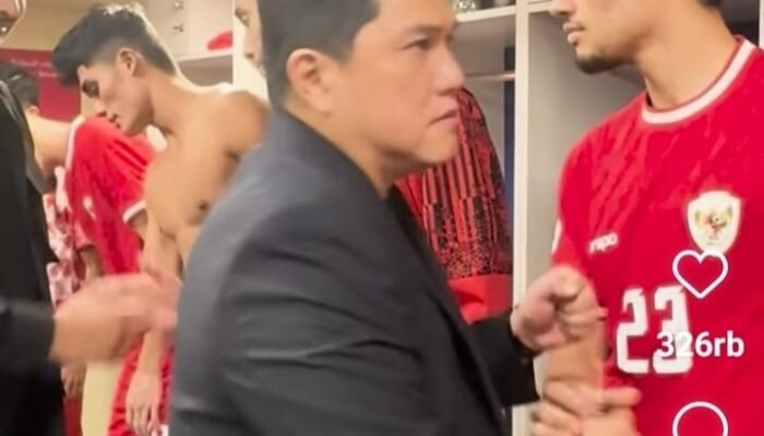 Erick Thohir ‘Bakar’ Semangat Pemain, Masih Ada Game Kedua Lolos ke Olimpiade