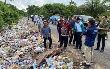 Pj Bupati Katingan Saiful, Tinjau TPS Sampah Tumbang Samba